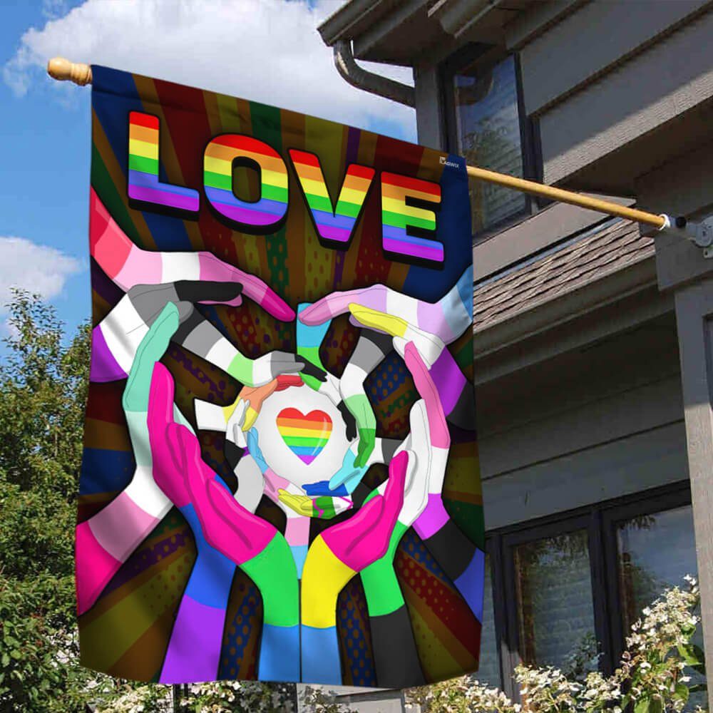 LGBT Flag – Hand Together NTB192F