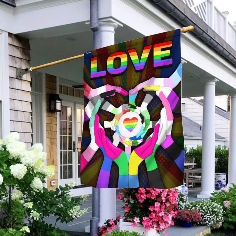 LGBT Flag - Hand Together NTB192F