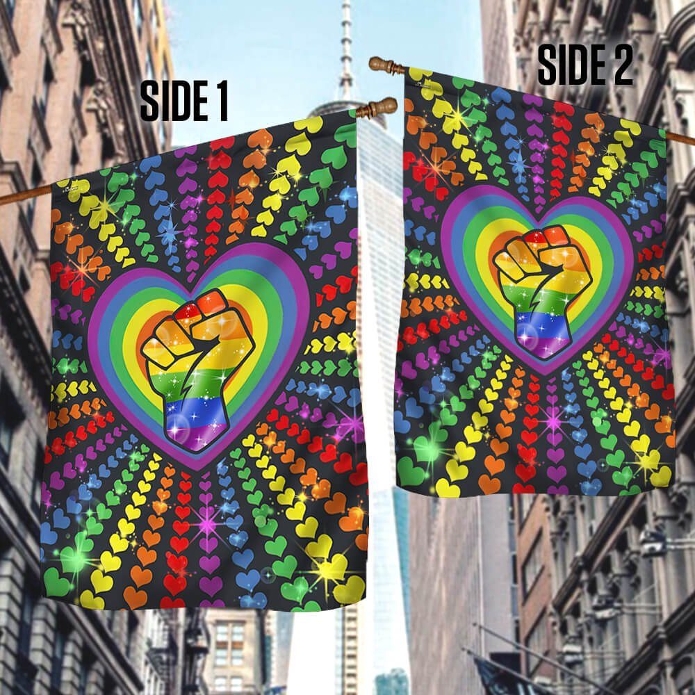 LGBT Flag – Rainbow Hearts Pride NTT60F LGBT Flag – Rainbow Hearts Pride NTT60F