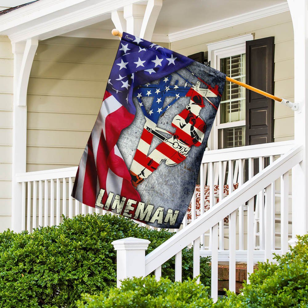 Lineman American Flag Lineman American Flag