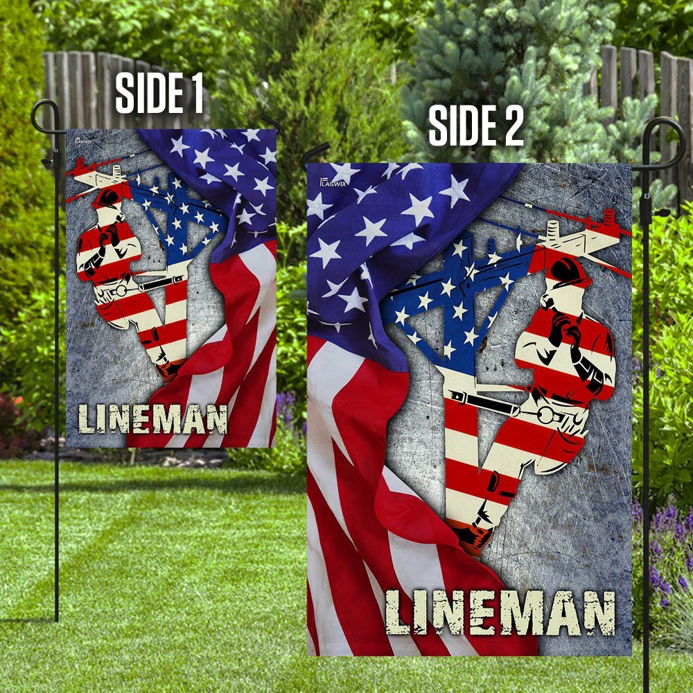 Lineman American Flag Lineman American Flag