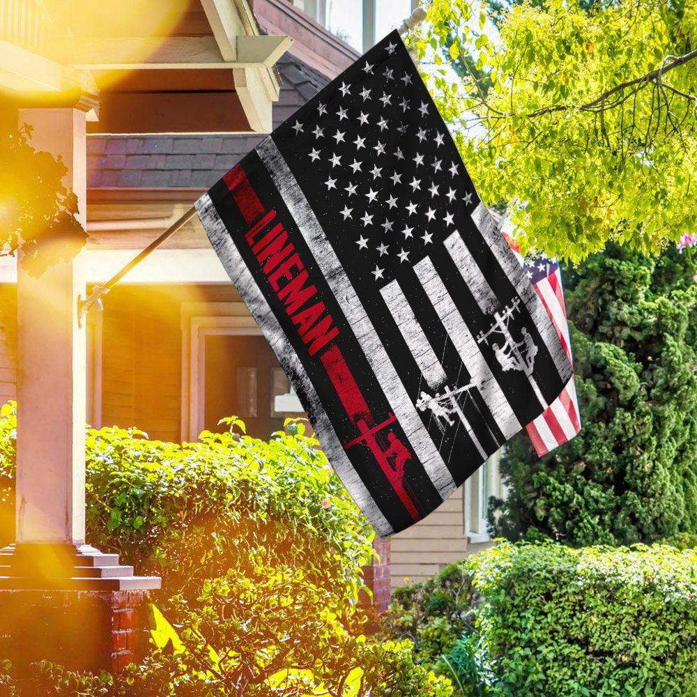 Lineman Pride American US Flag Lineman Pride American US Flag
