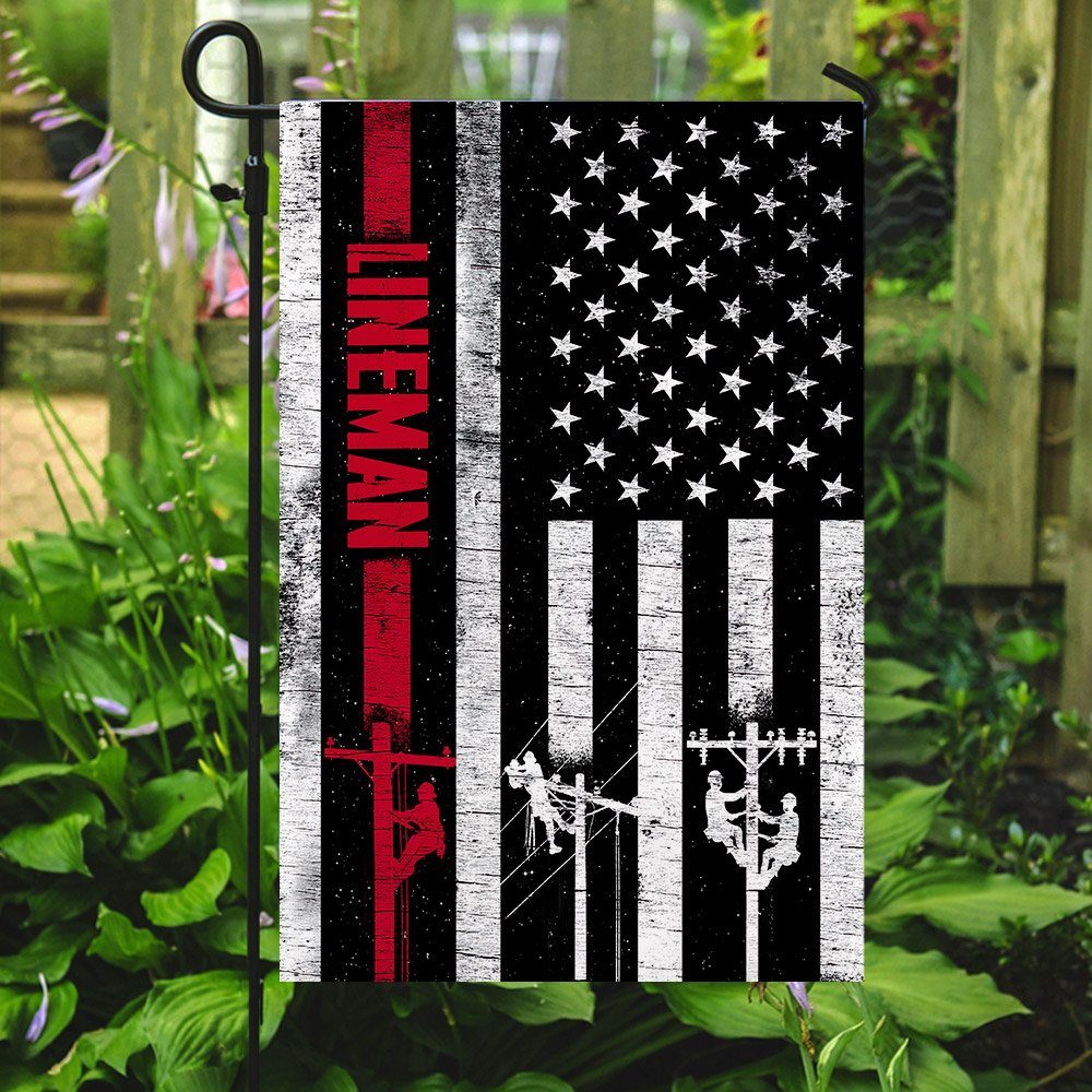 Lineman Pride American US Flag Lineman Pride American US Flag