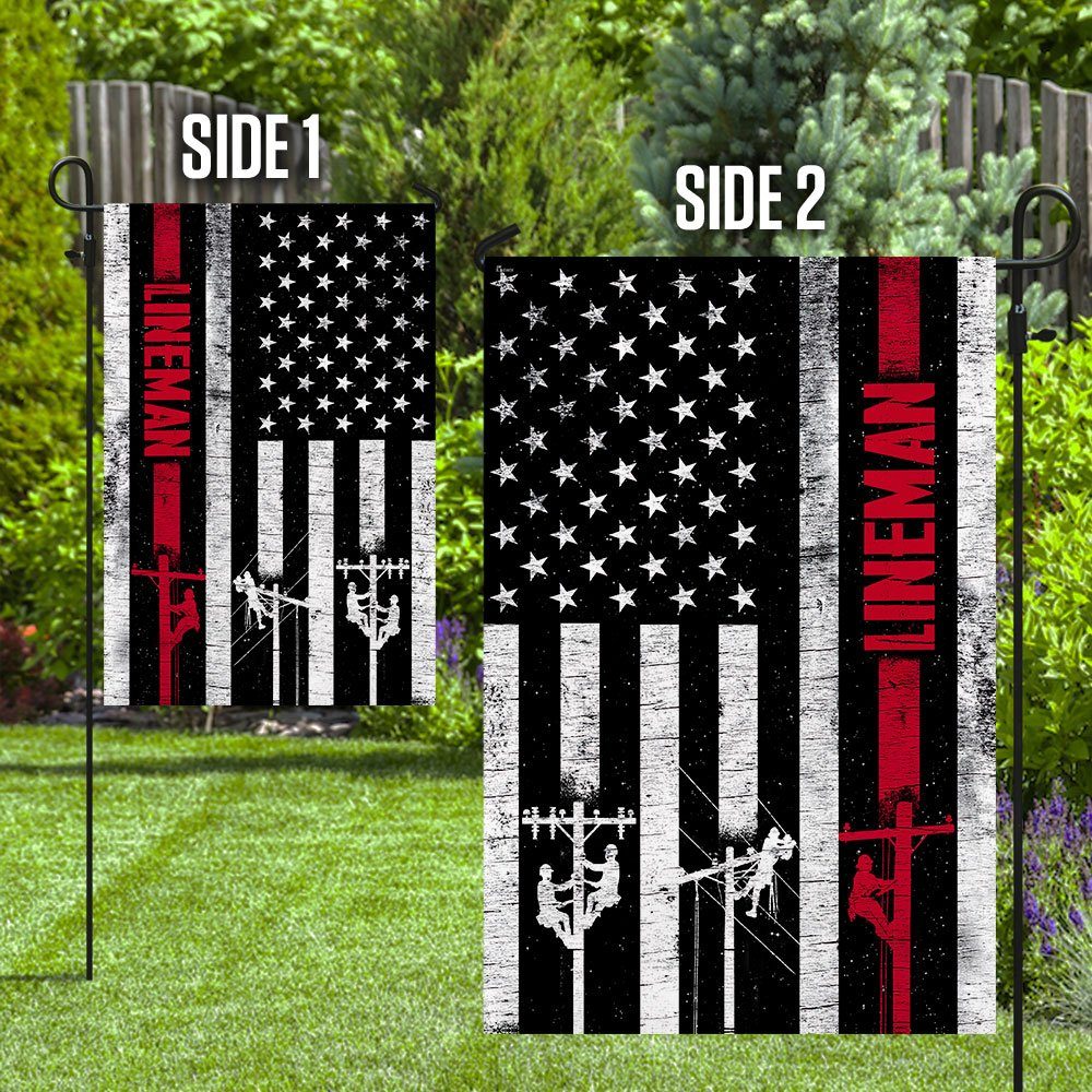 Lineman Pride American US Flag Lineman Pride American US Flag