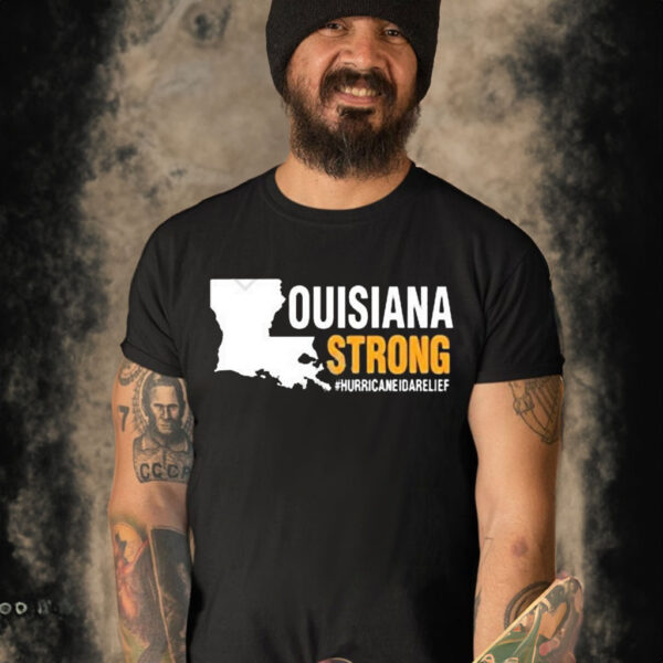 louisiana Strong Hurricane Ida Relief T Shirt