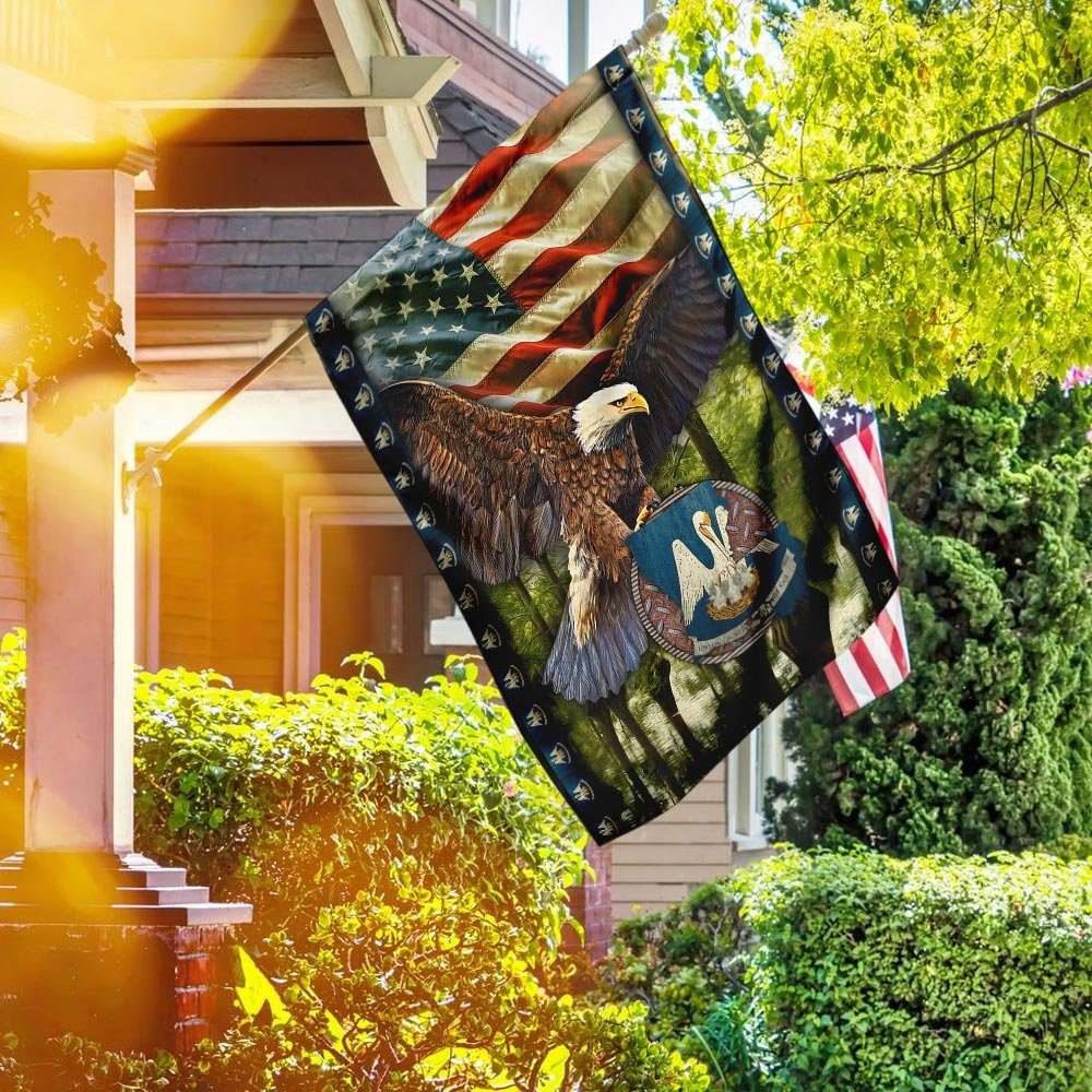 Louisiana State Eagle Flag