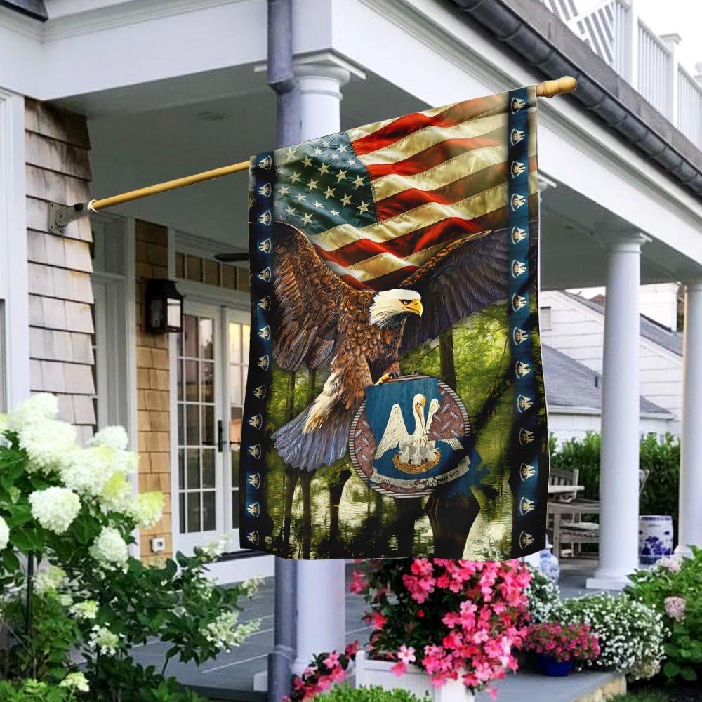 Louisiana State Eagle Flag