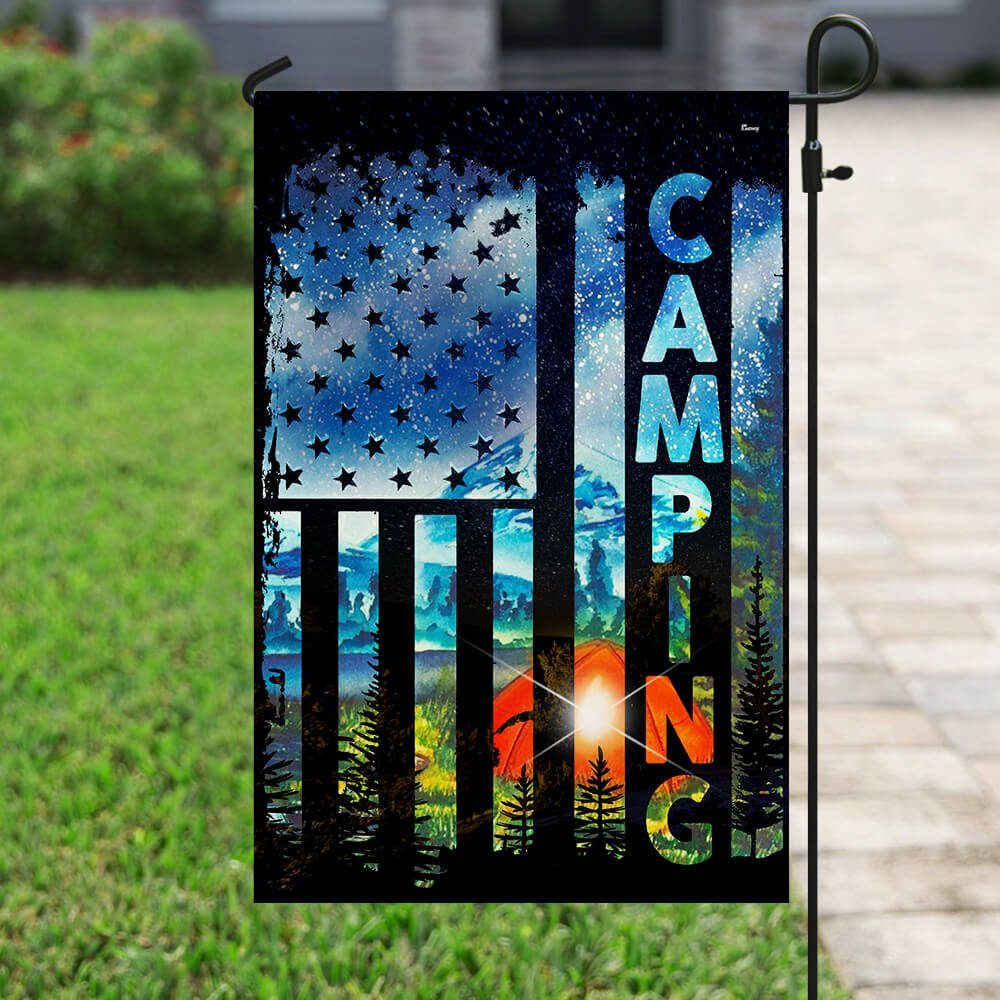 Love Camping Flag