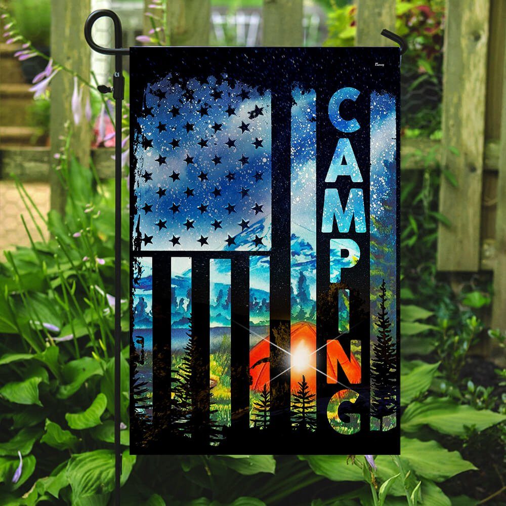 Love Camping Flag