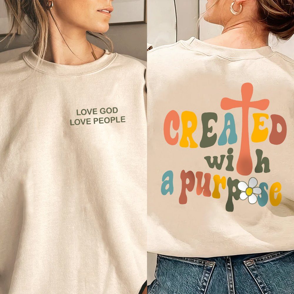 Love God Love People Sweatshirt PMM1611SW