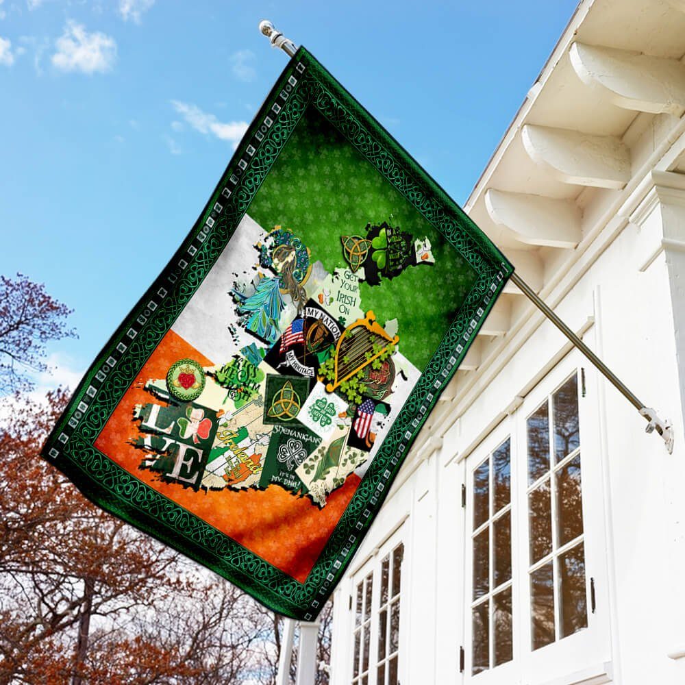 Love Irish Flag Love Irish Flag