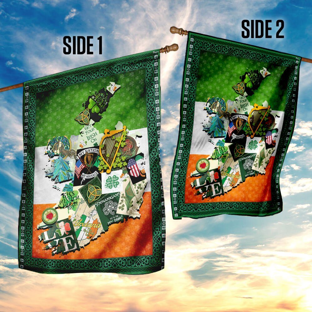 Love Irish Flag Love Irish Flag