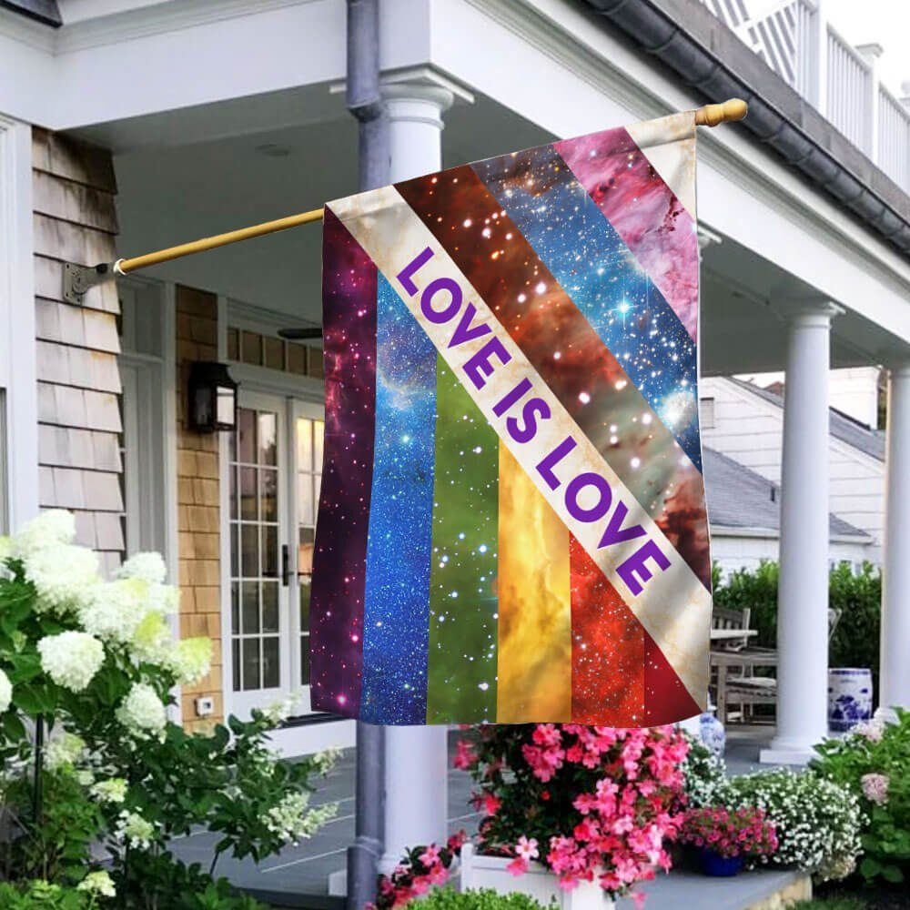 Love Is Love. LGBT Flag