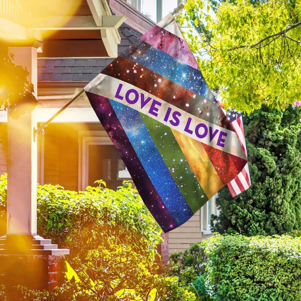 Love Is Love. LGBT Flag