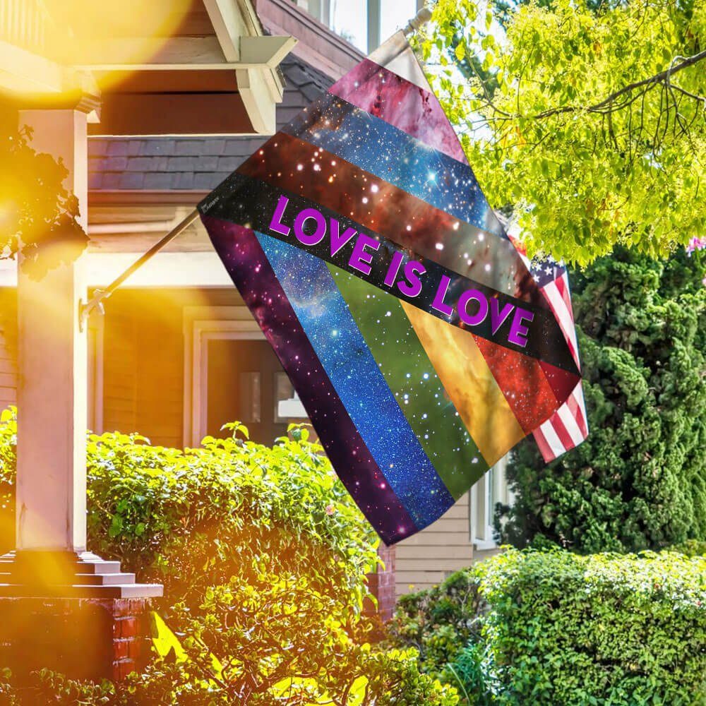 Love Is Love. LGBT Flag