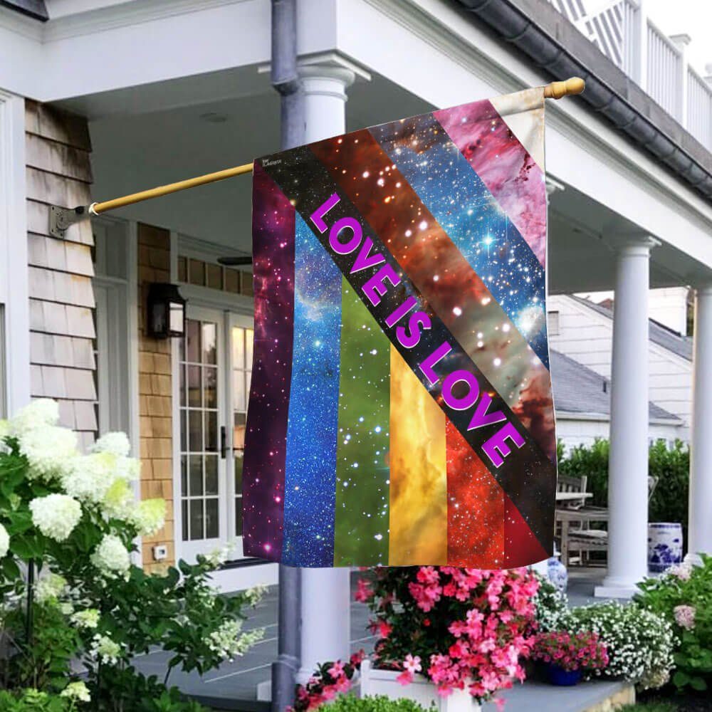 Love Is Love. LGBT Flag