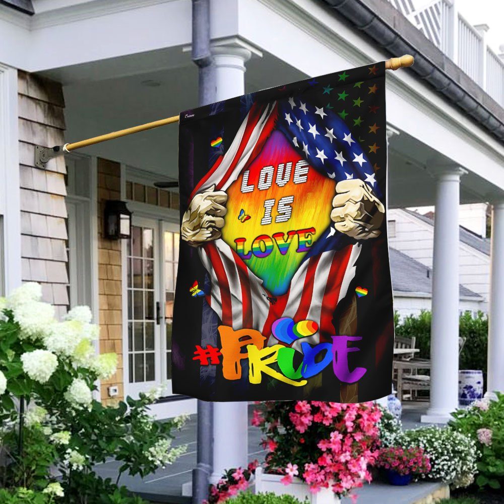 Love is Love LGBT Pride Flag