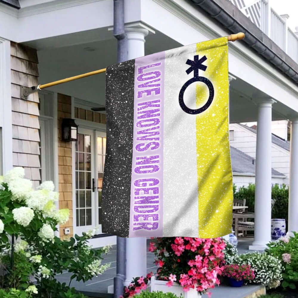 Love Knows No Gender Non-binary Flag ANT177F