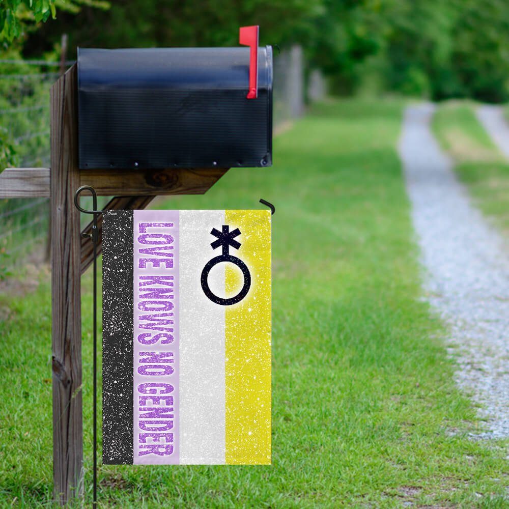 Love Knows No Gender Non-binary Flag ANT177F Love Knows No Gender Non-binary Flag ANT177F