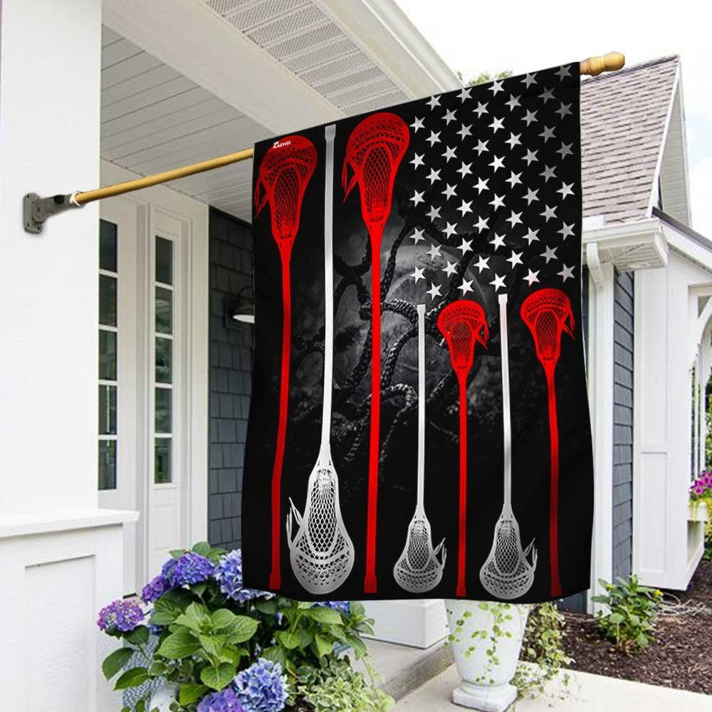 Love Lacrosse Flag