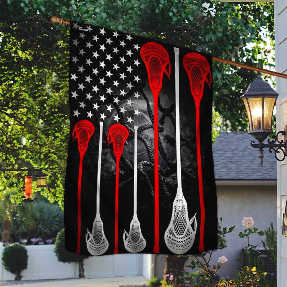 Love Lacrosse Flag