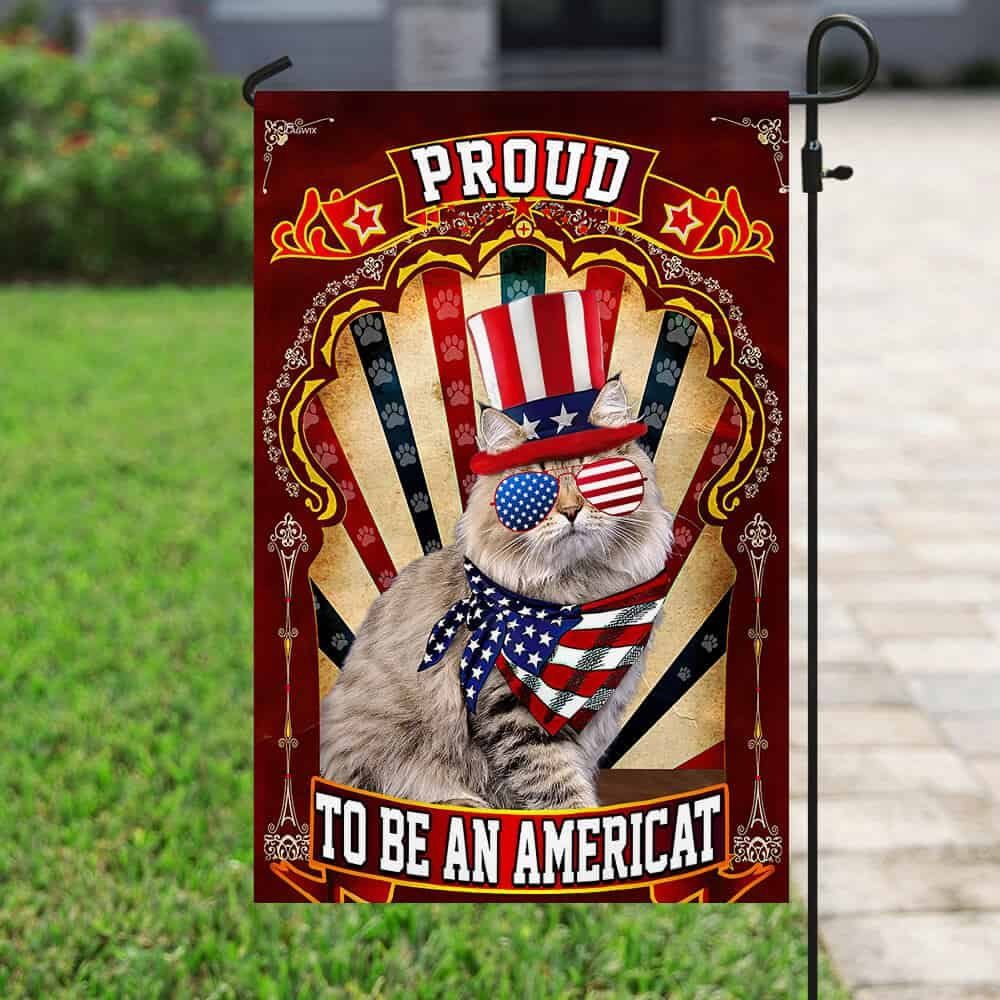 Lovely Ameri – cat Flag NTB117F