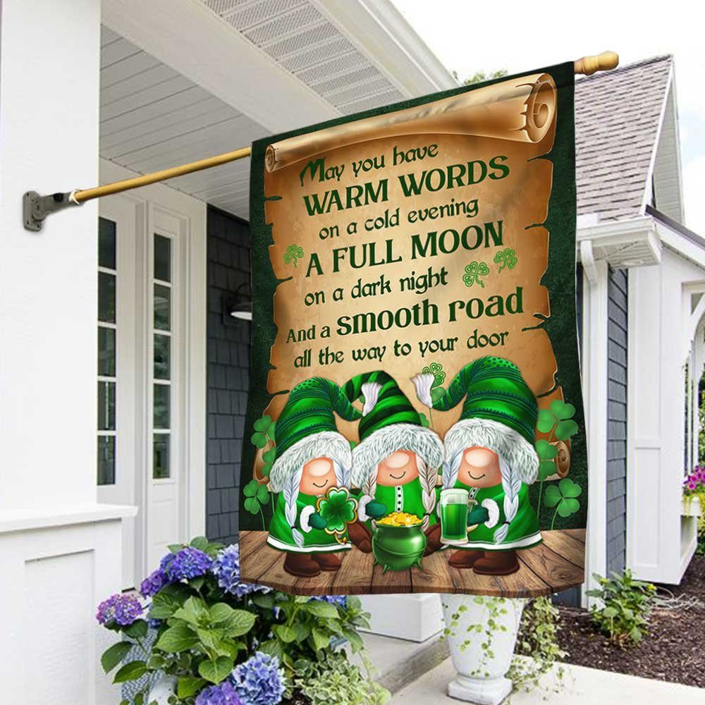 Lucky Gnomes Flag Irish Wishes DBD3226F