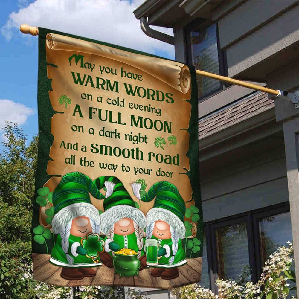Lucky Gnomes Flag Irish Wishes DBD3226F