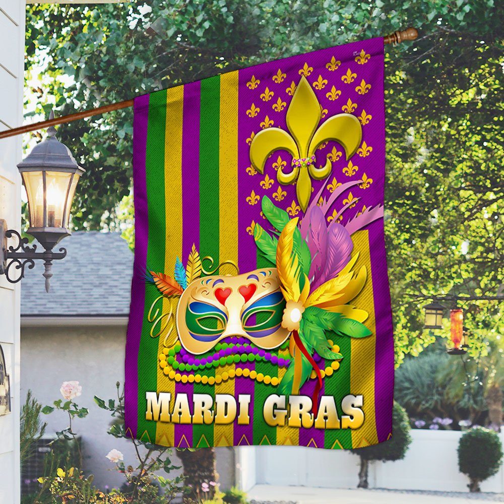 Mardi Gras Flag MLH2156F