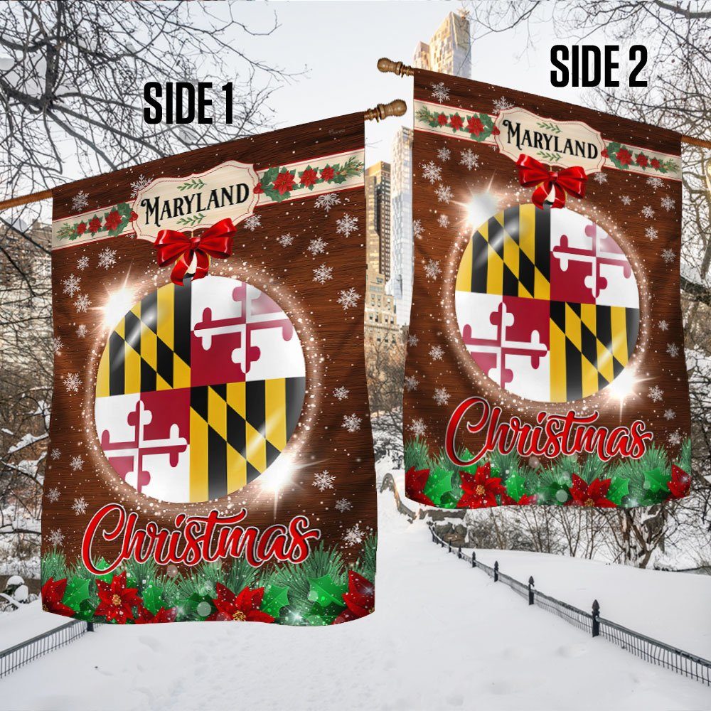 Maryland Christmas Flag BNN662Fv2
