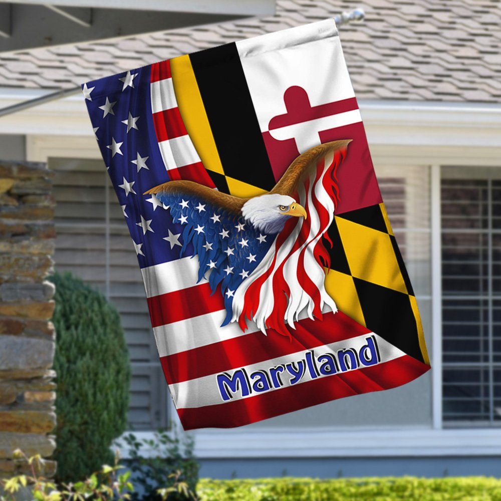 Maryland Eagle Flag MLH1774Fv18