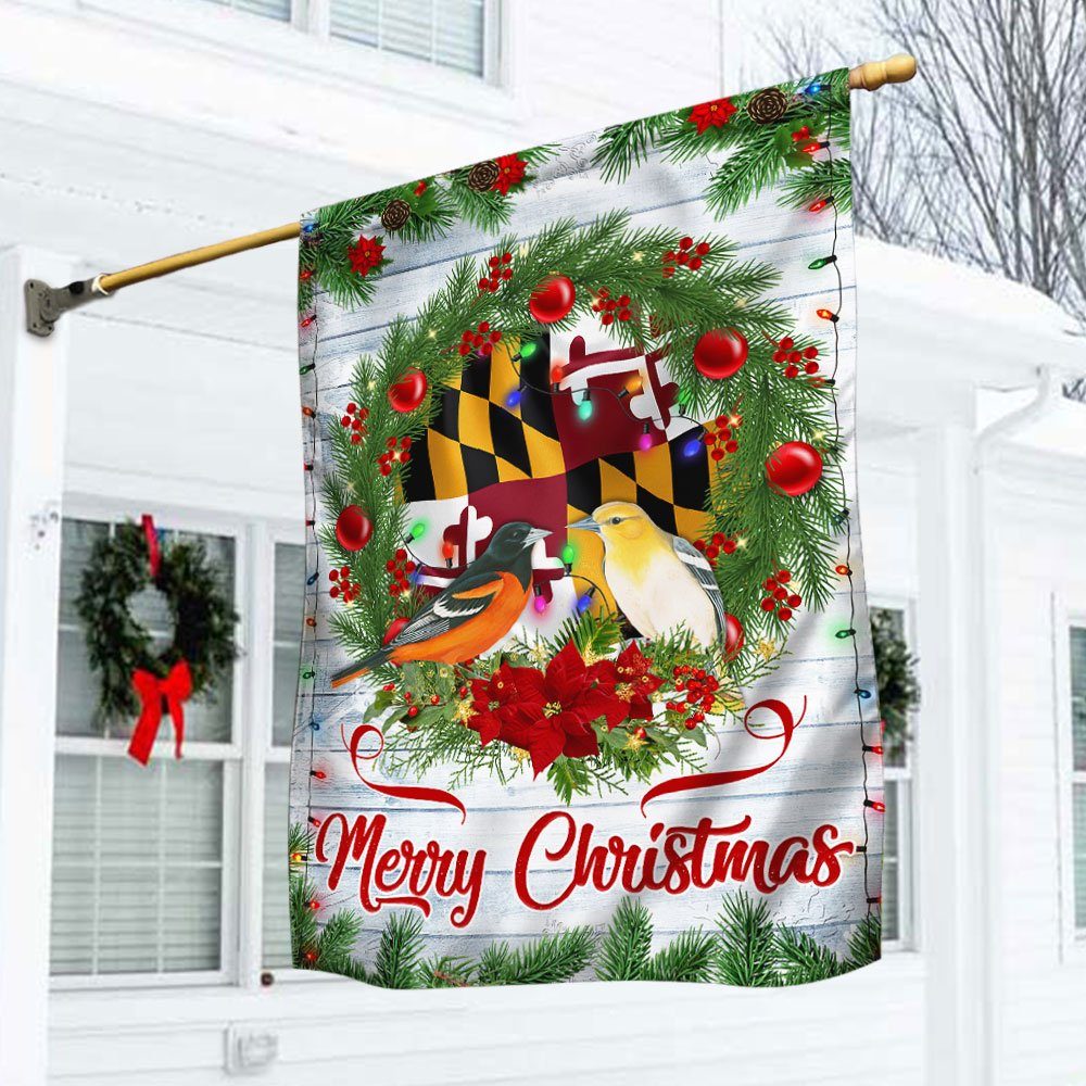 Maryland Flag Baltimore Oriole Christmas BNN665F