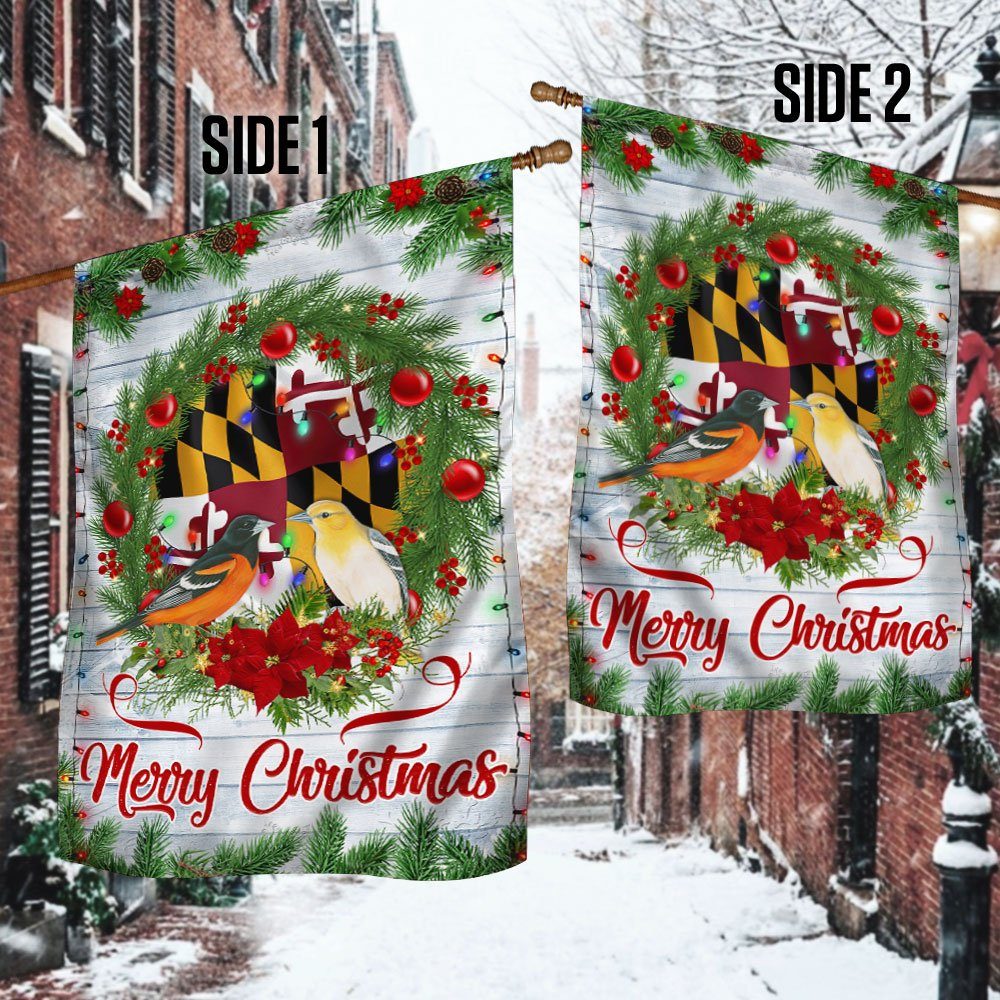 Maryland Flag Baltimore Oriole Christmas BNN665F