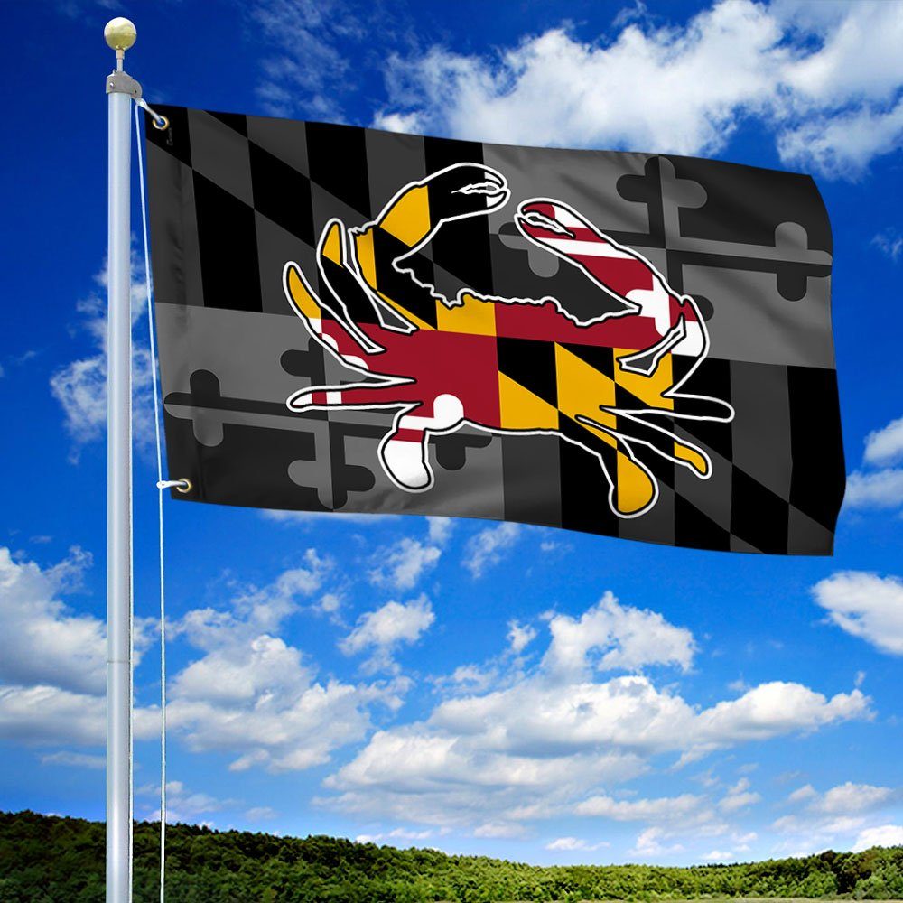 Maryland Flag Maryland Crab Grommet Flag TRL1607GF