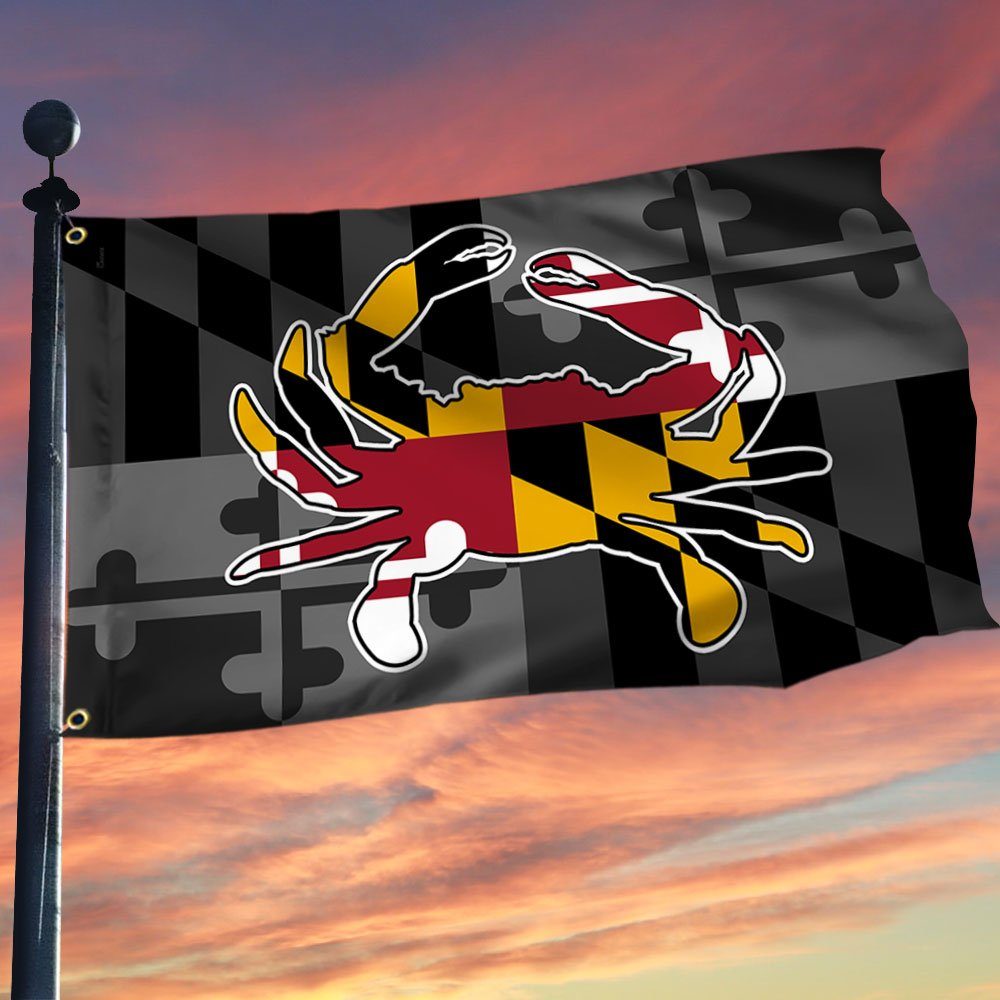 Maryland Flag Maryland Crab Grommet Flag TRL1607GF