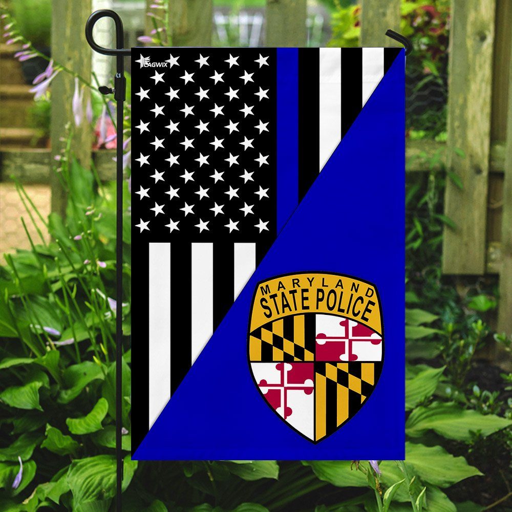 Maryland State Thin Blue Line Flag Maryland State Thin Blue Line Flag