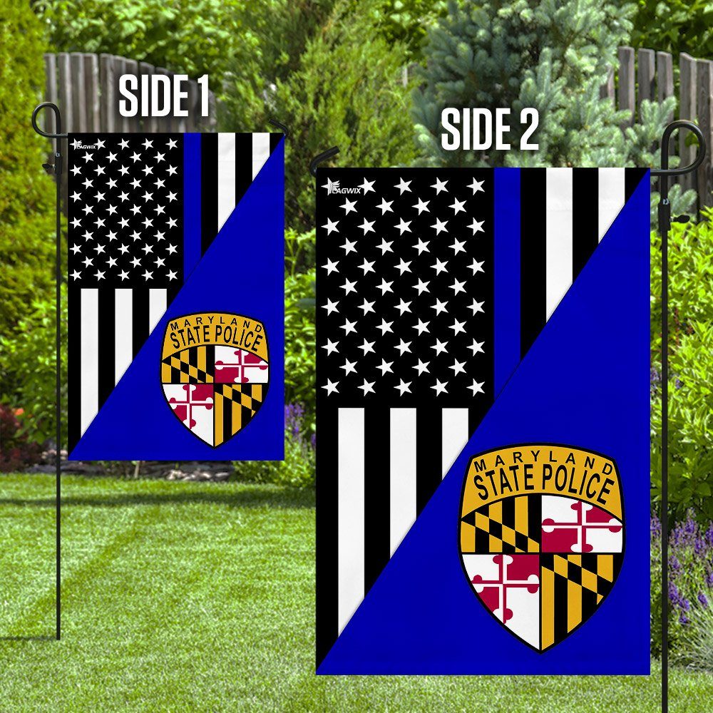 Maryland State Thin Blue Line Flag Maryland State Thin Blue Line Flag