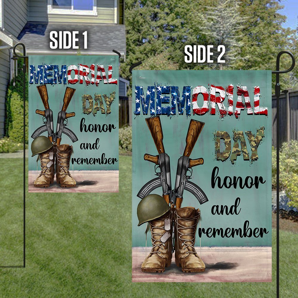 Memorial Day Flag Honor And Remember Veterans TQN1008F