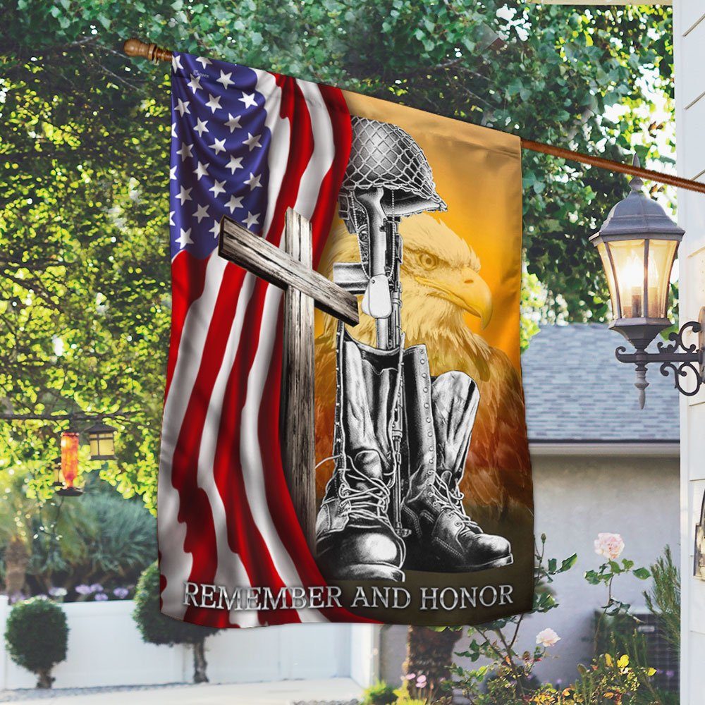 Memorial Day Flag Remember And Honor BNN63F