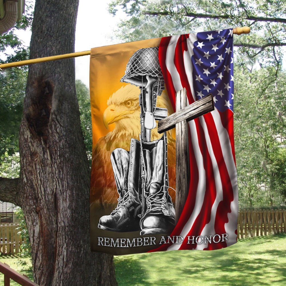 Memorial Day Flag Remember And Honor BNN63F