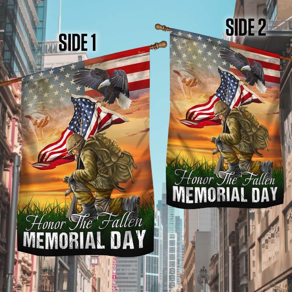 Memorial Day US Veteran Honor The Fallen Flag MLN1236F
