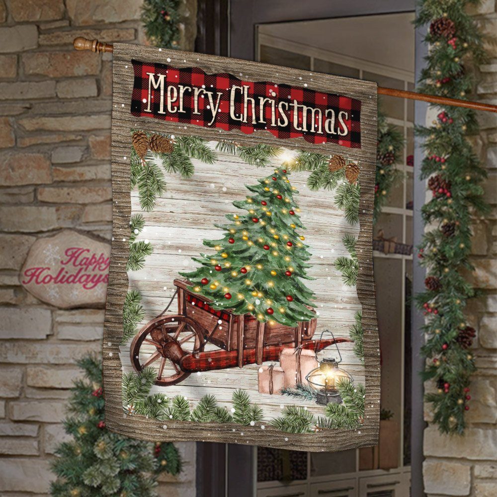 Merry Christmas Flag Christmas LNT617F