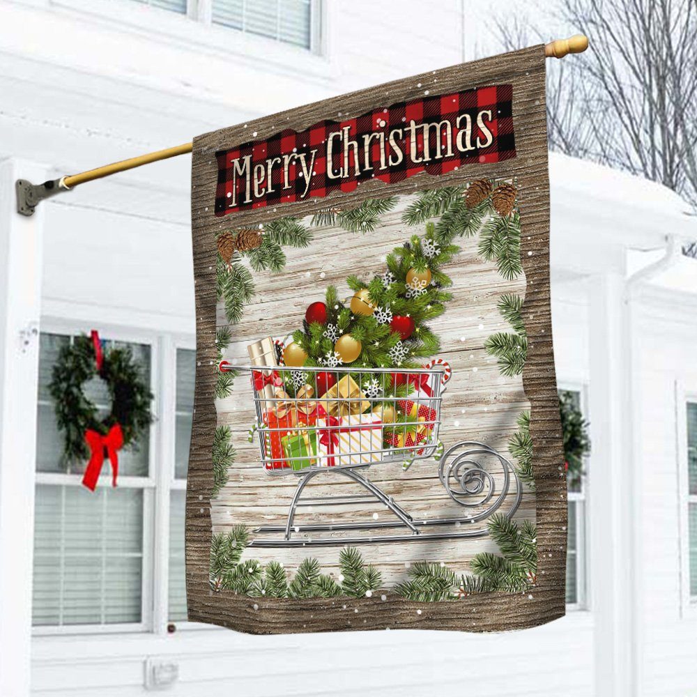 Merry Christmas Flag Christmas LNT704F