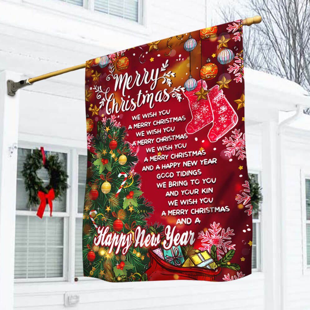 Merry Christmas Flag Light Pray NNT22F