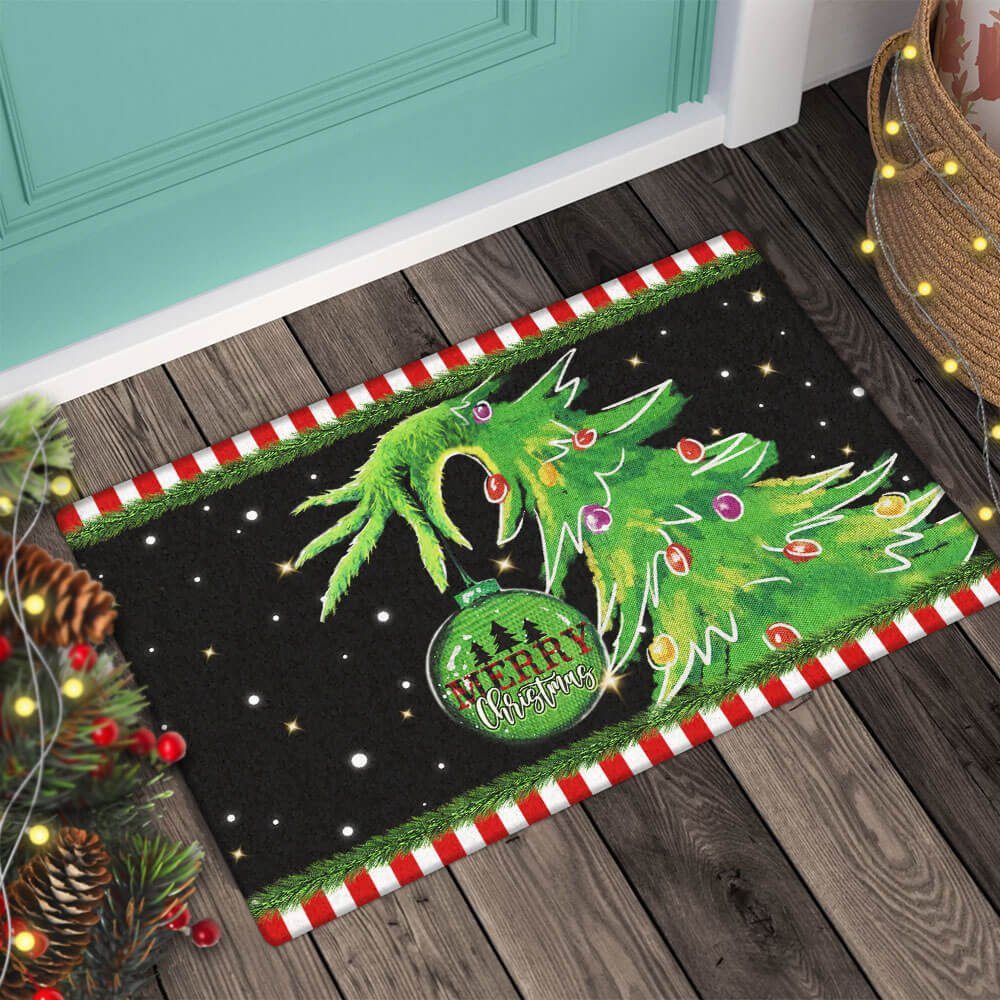 Merry Christmas Grinchmas Doormat BNN632DM