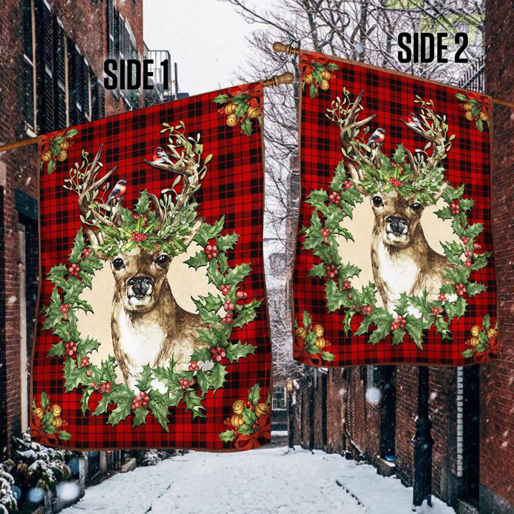 Merry Deers Flag Merry Christmas LNT695F