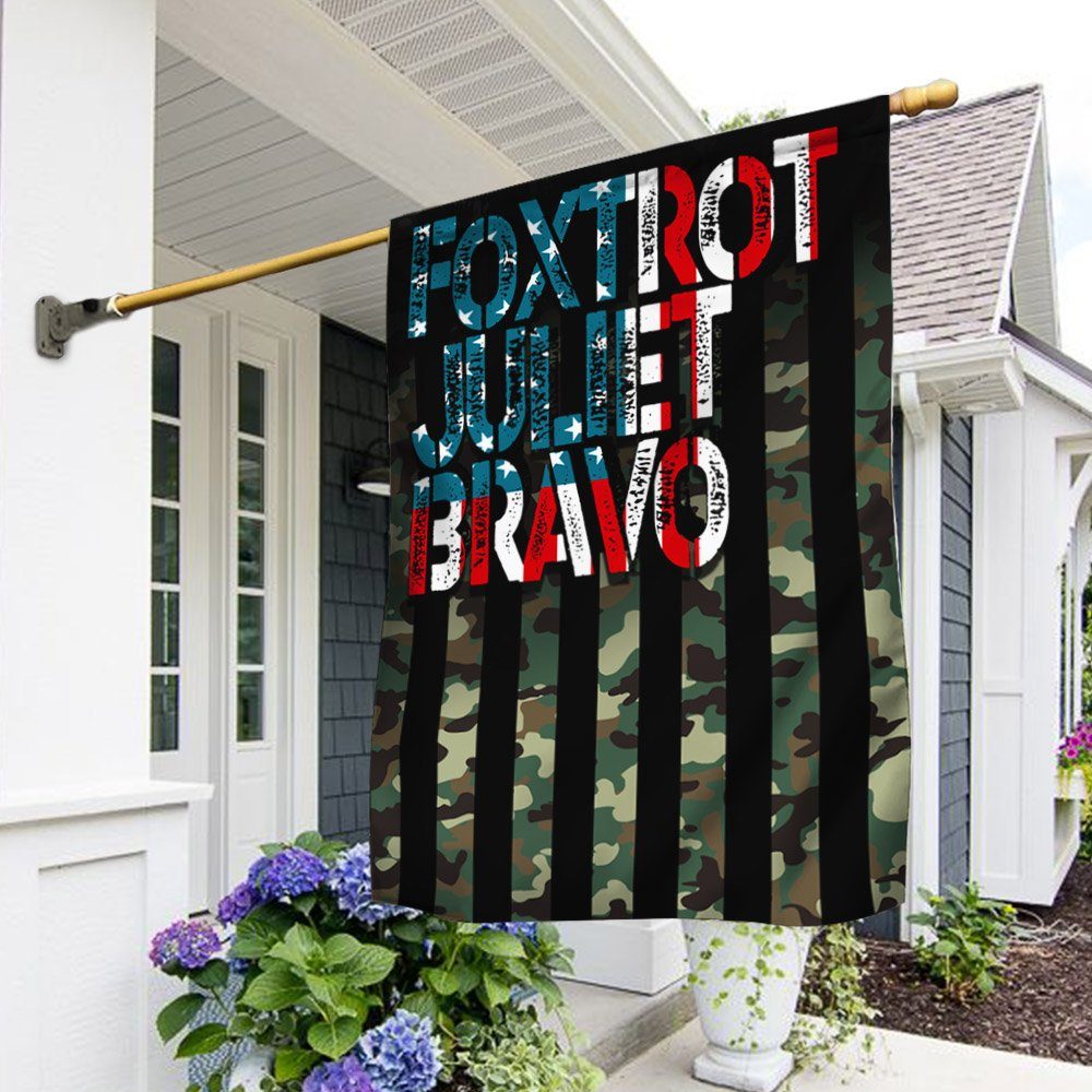 Military Flag Foxtrot Juliet Bravo MTV08F