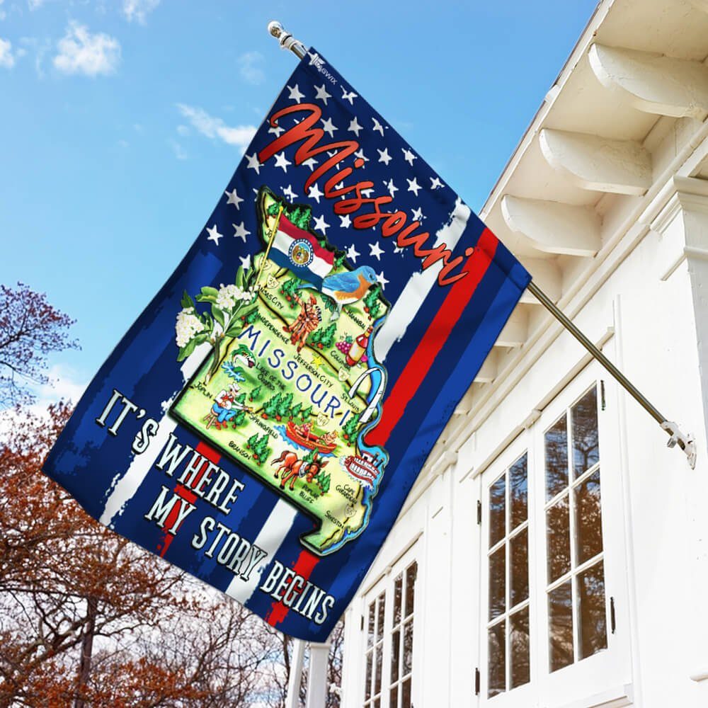 Missouri. It’s Where My Story Begins Flag