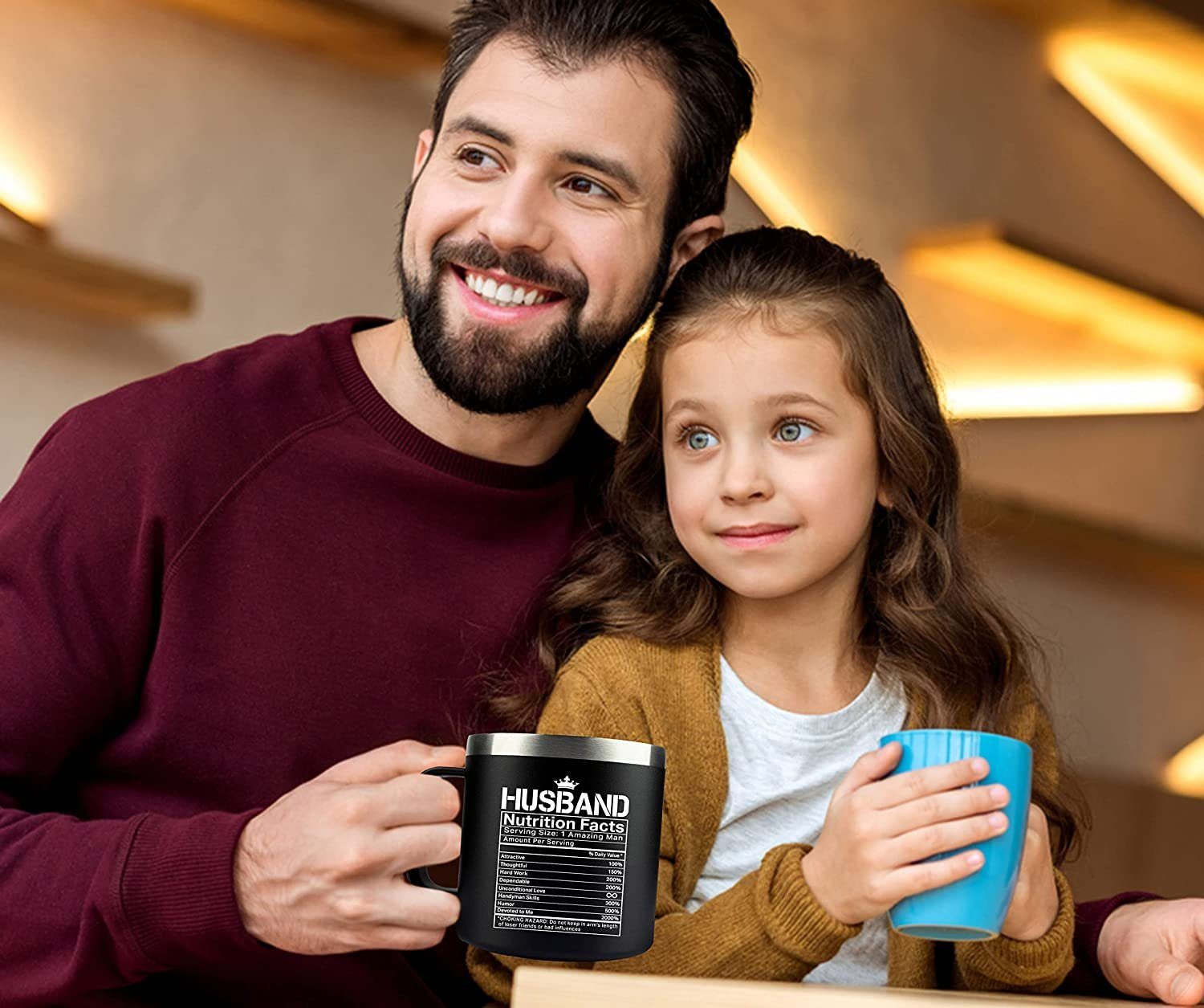 MONDAYSTYLE Gifts for Husband – Husband Mug 14 oz, Black