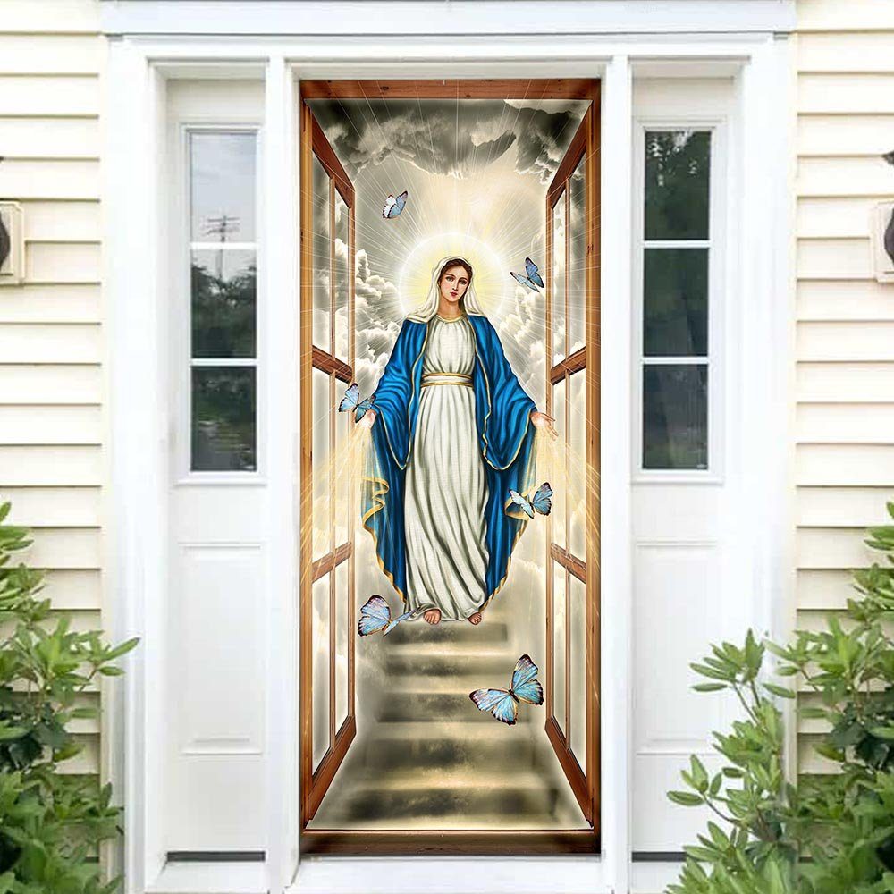 Mother Mary, Blessed Virgin Mary Door Cover TPT575D